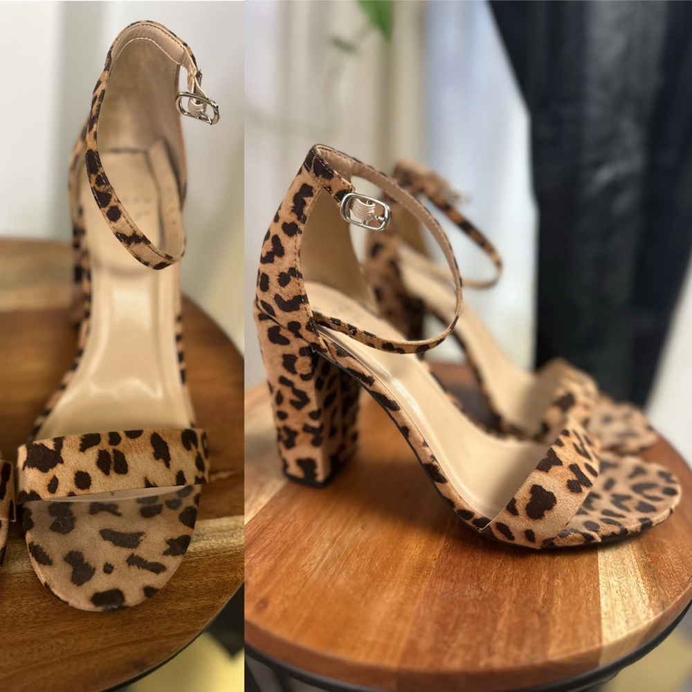 Leopard Print Women's Heels